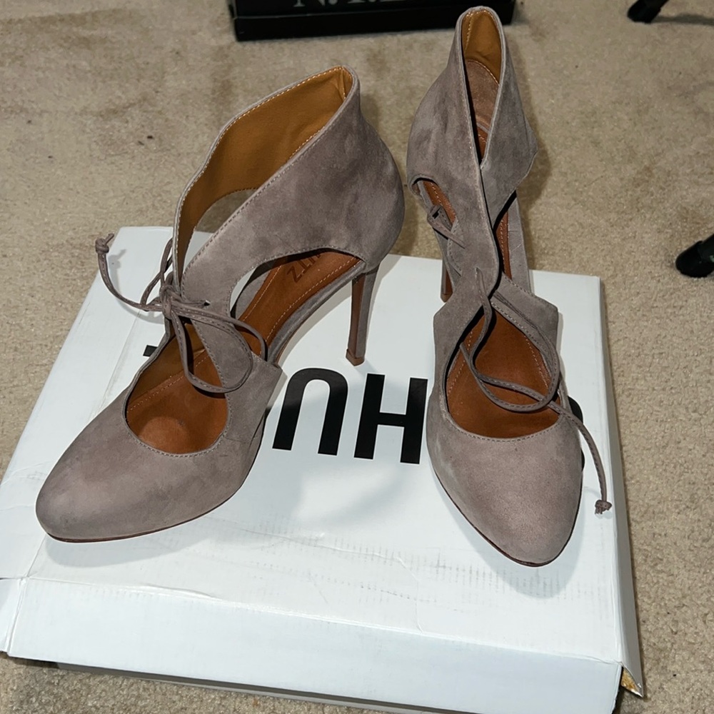 Grey heels